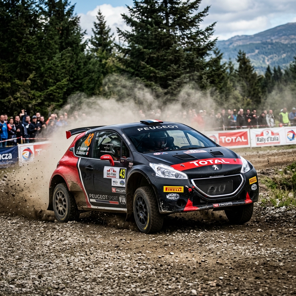Peugeot 106 Rallye F2013 in rally competition