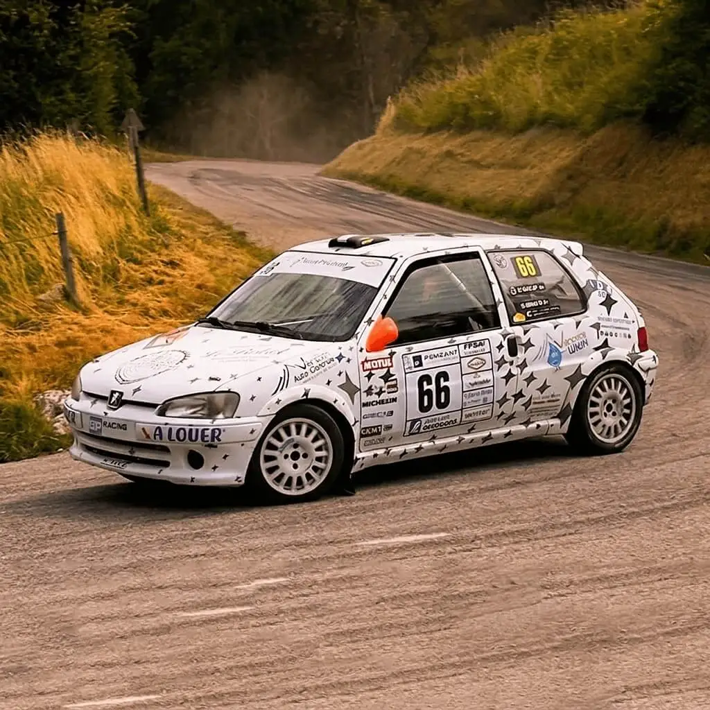 Peugeot 106 Rallye F2013 in rally competition