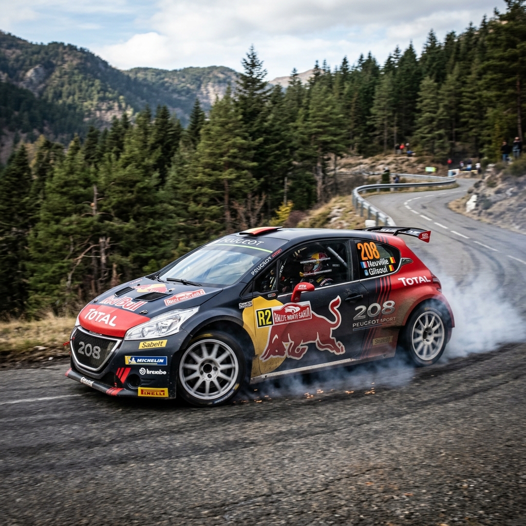 Peugeot 208 T16 in rally competition