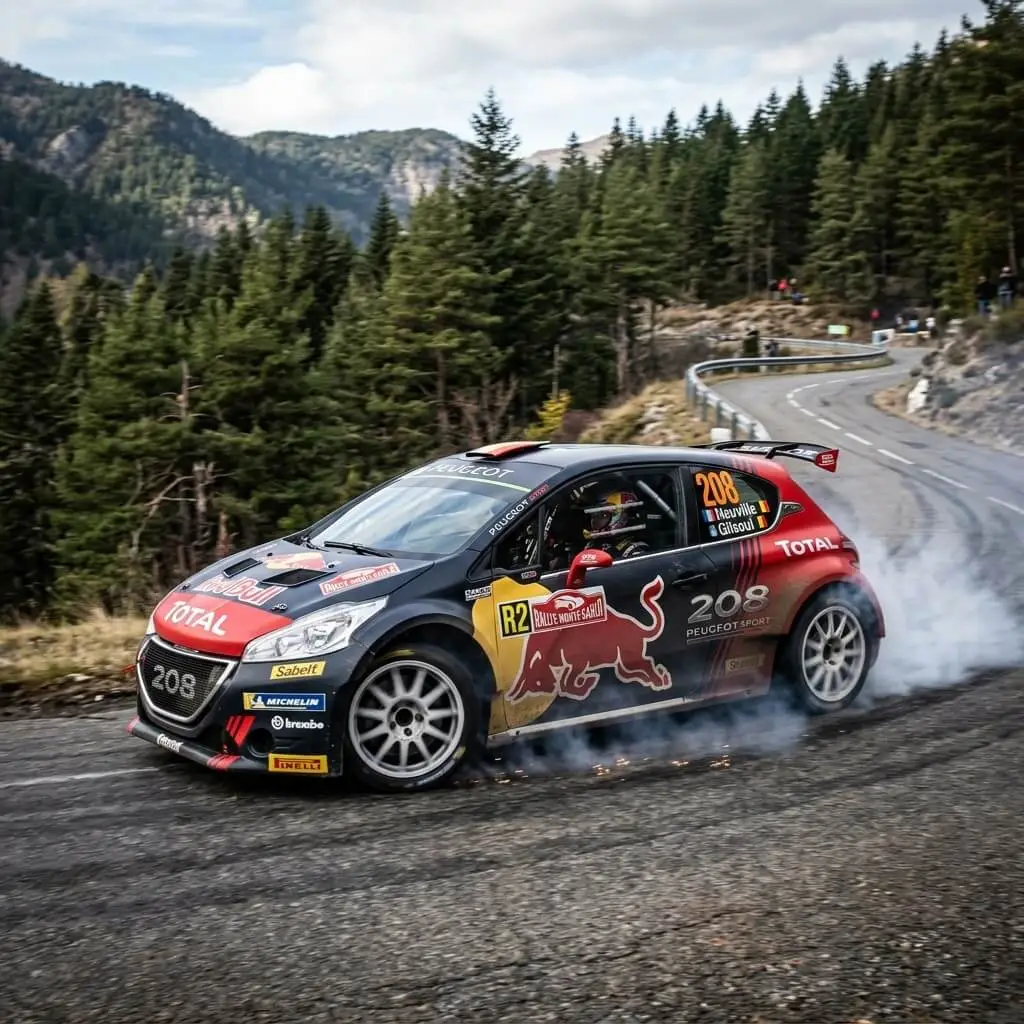 Peugeot 208 T16 in rally competition