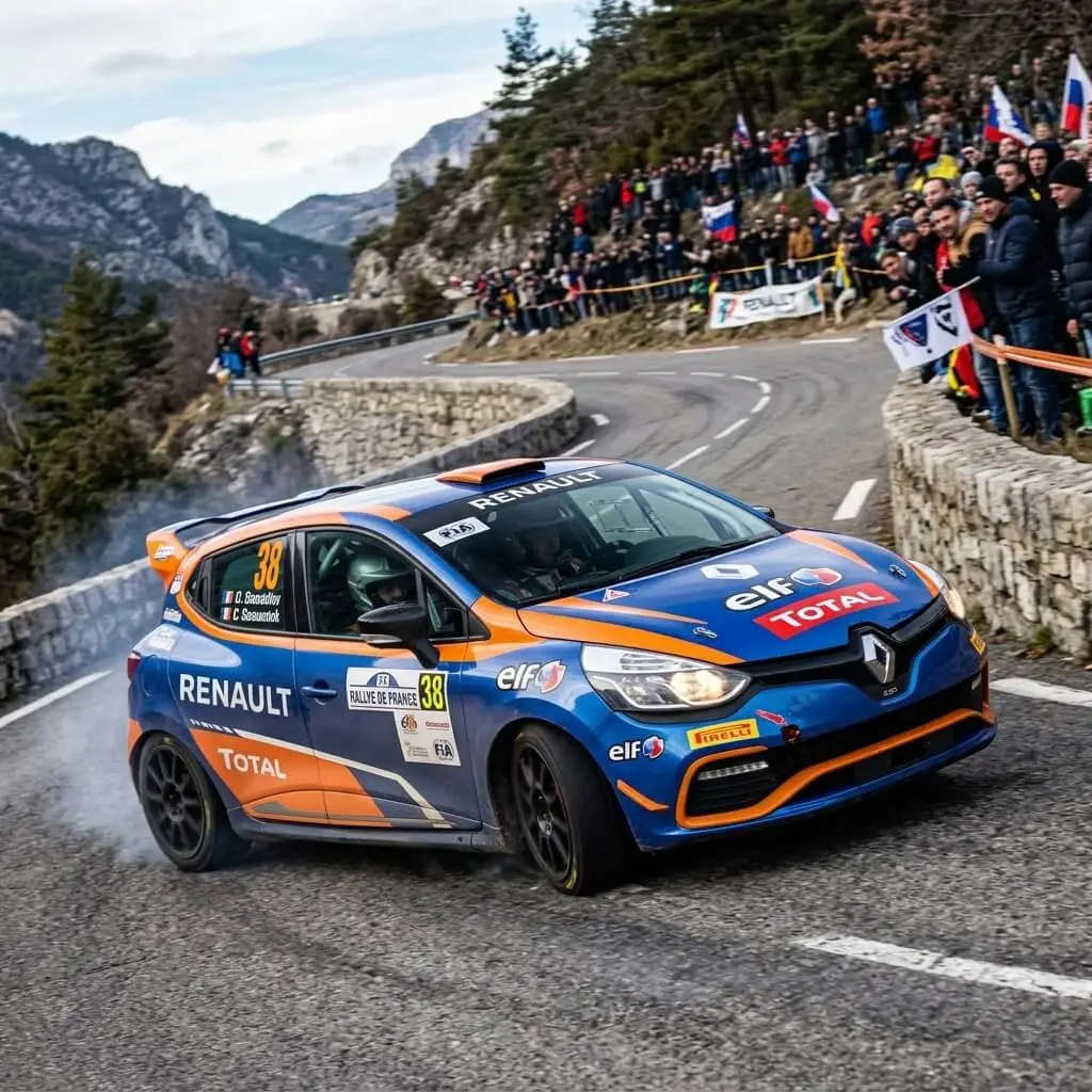 Renault Clio 4 R3T in rally competition