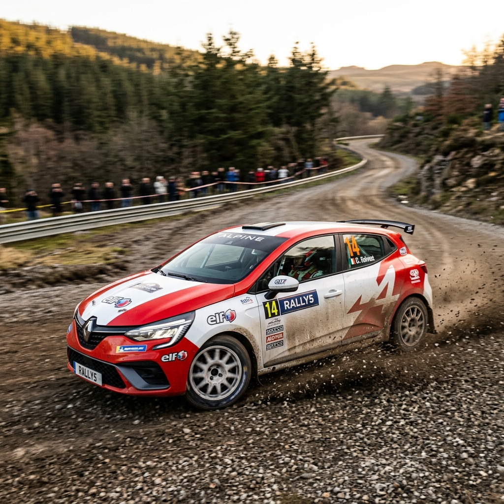 Clio 5 RC5 in rally competition